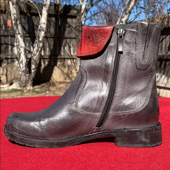 Jafa 2122 Graphite Contrast Ankle Boots Size 37 - Picture 2 of 10